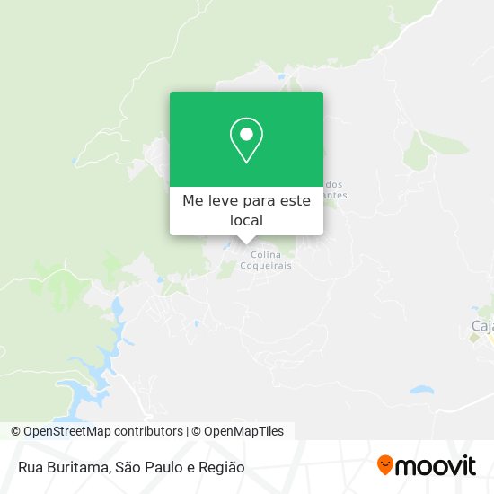 Rua Buritama mapa
