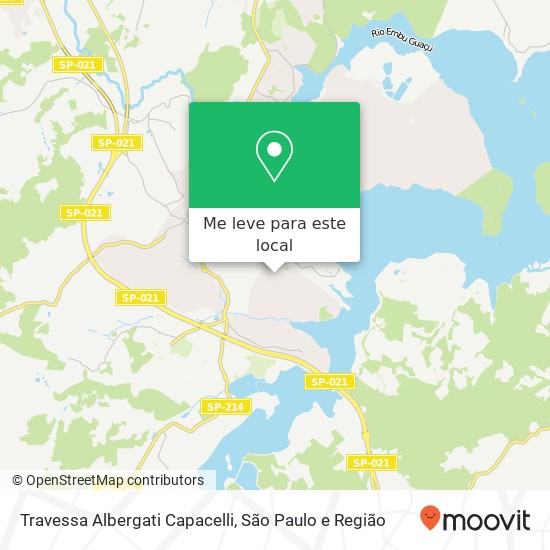 Travessa Albergati Capacelli mapa