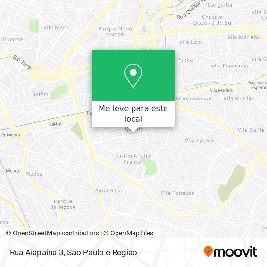 Rua Aiapaina 3 mapa