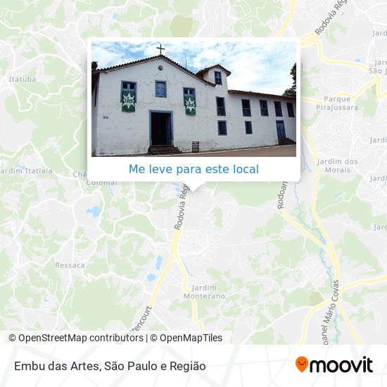 Embu das Artes mapa