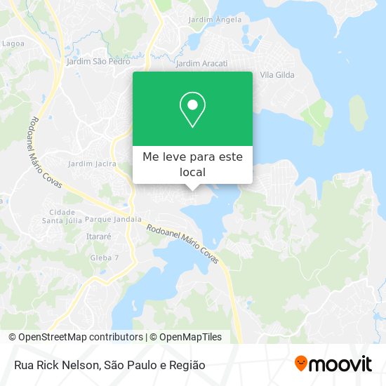 Rua Rick Nelson mapa