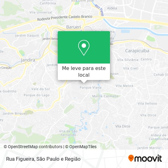 Rua Figueira mapa