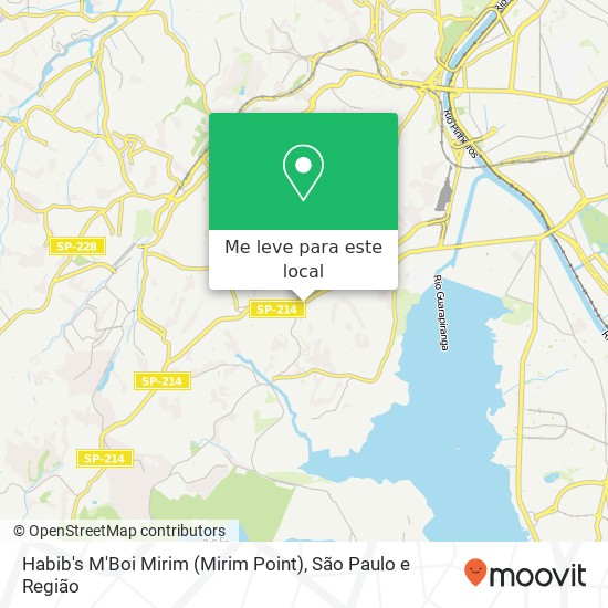 Habib's M'Boi Mirim (Mirim Point) mapa