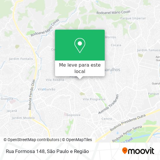 Rua Formosa 148 mapa