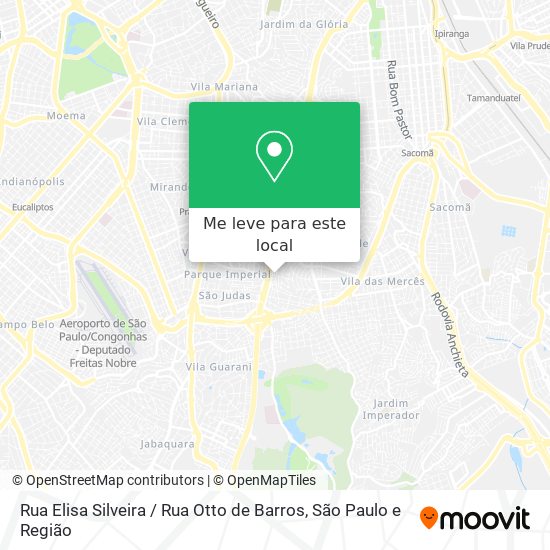 Rua Elisa Silveira / Rua Otto de Barros mapa