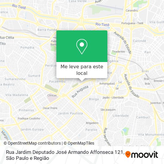 Rua Jardim Deputado José Armando Affonseca 121 mapa