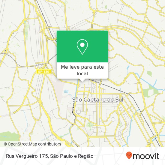 Rua Vergueiro 175 mapa