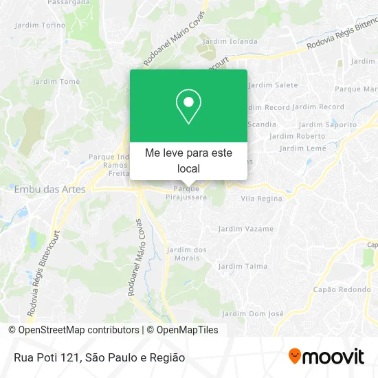Rua Poti 121 mapa
