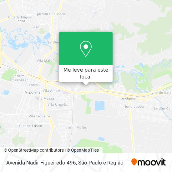 Avenida Nadir Figueiredo 496 mapa