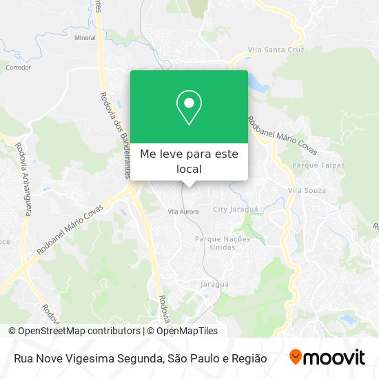 Rua Nove Vigesima Segunda mapa