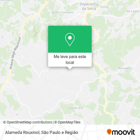Alameda Rouxinol mapa