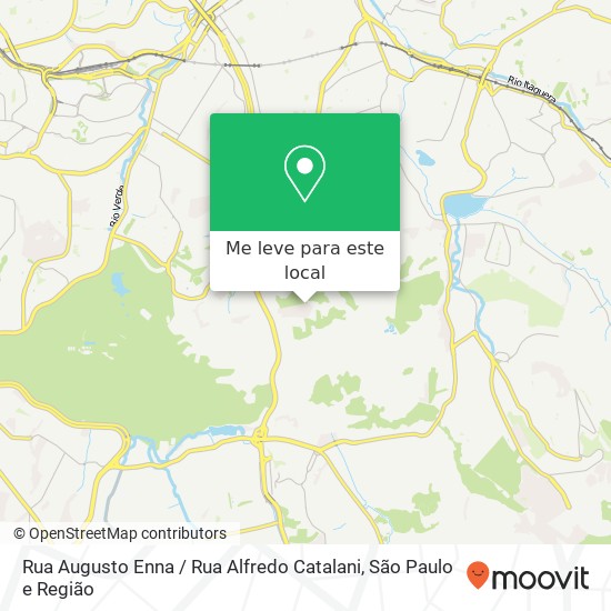 Rua Augusto Enna / Rua Alfredo Catalani mapa