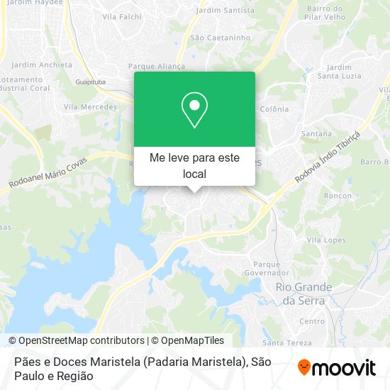 Pães e Doces Maristela (Padaria Maristela) mapa