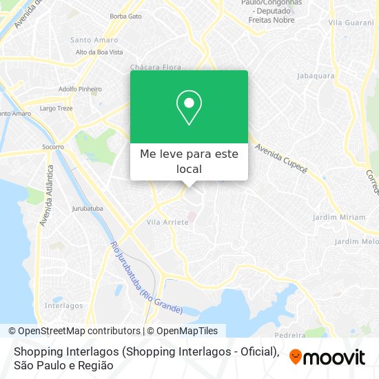 Shopping Interlagos (Shopping Interlagos - Oficial) mapa