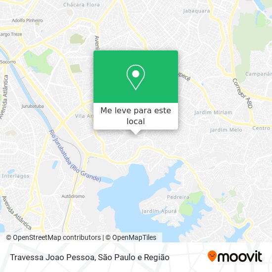 Travessa Joao Pessoa mapa