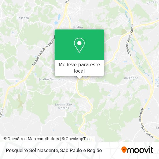 Pesqueiro Sol Nascente mapa