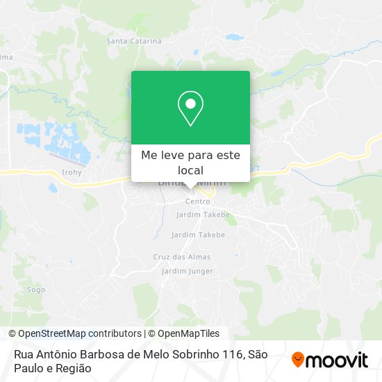 Rua Antônio Barbosa de Melo Sobrinho 116 mapa