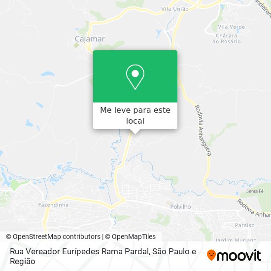 Rua Vereador Eurípedes Rama Pardal mapa