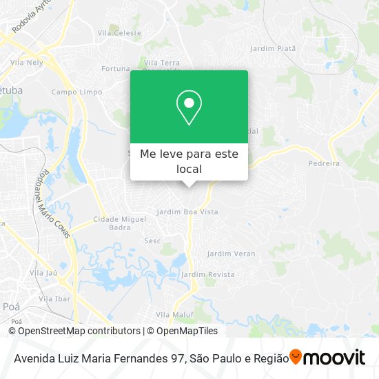 Avenida Luiz Maria Fernandes 97 mapa