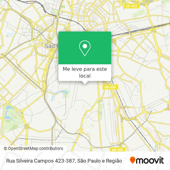 Rua Silveira Campos 423-387 mapa