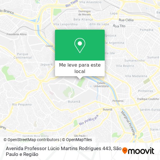 Avenida Professor Lúcio Martins Rodrigues 443 mapa