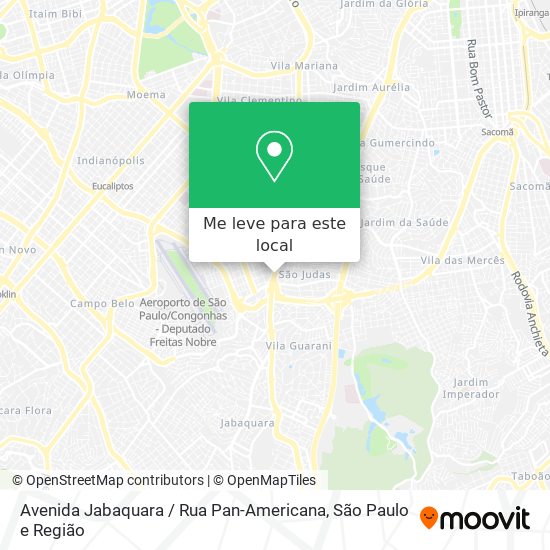 Avenida Jabaquara / Rua Pan-Americana mapa
