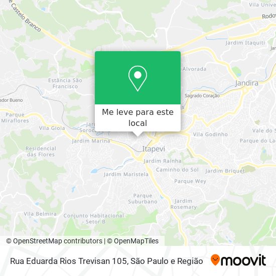 Rua Eduarda Rios Trevisan 105 mapa