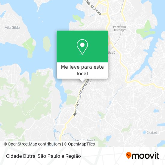 Cidade Dutra mapa