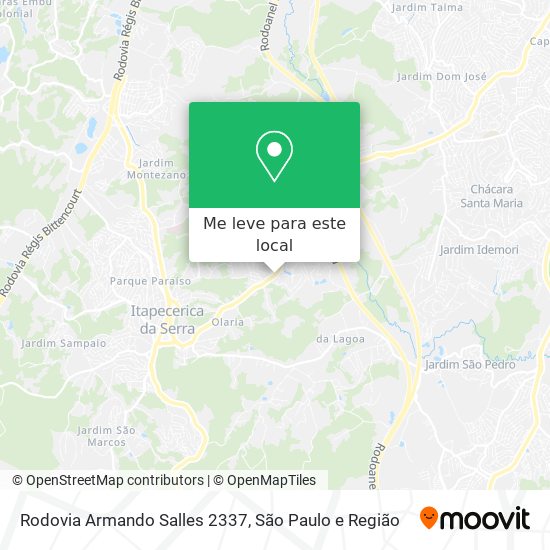 Rodovia Armando Salles 2337 mapa