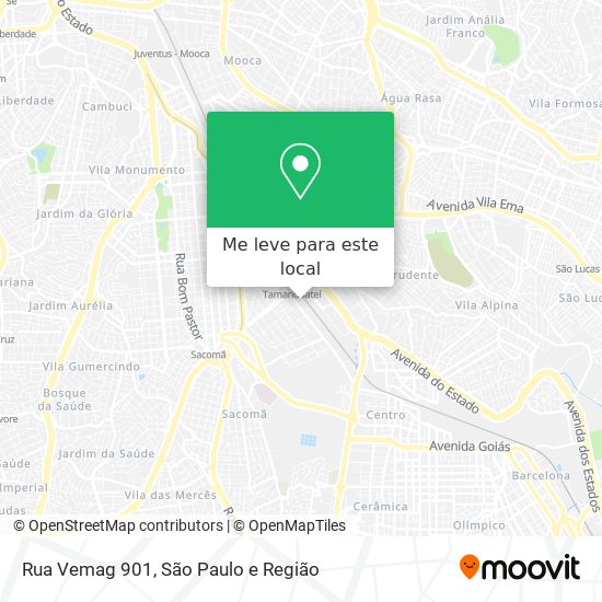 Rua Vemag 901 mapa