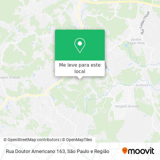 Rua Doutor Americano 163 mapa
