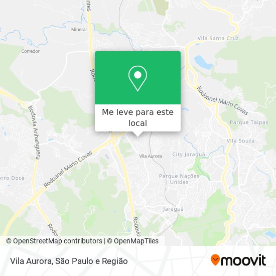 Vila Aurora mapa