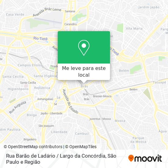 Rua Barão de Ladário / Largo da Concórdia mapa