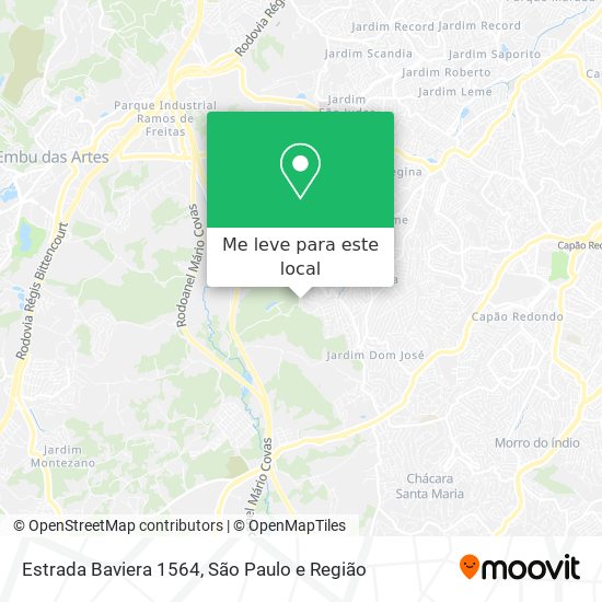 Estrada Baviera 1564 mapa