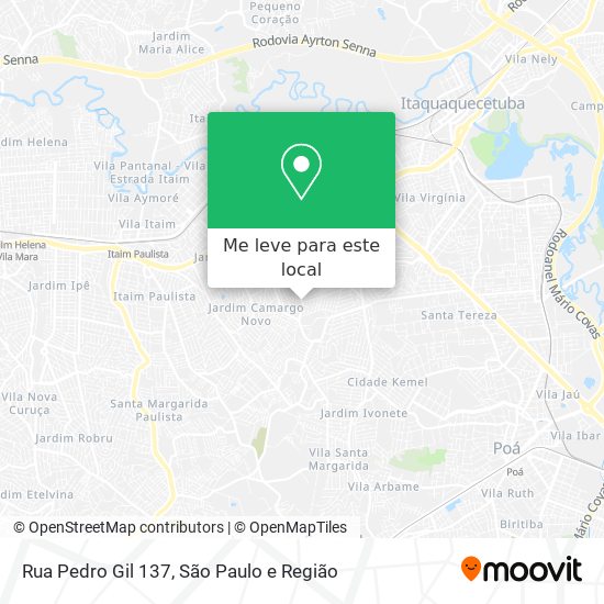 Rua Pedro Gil 137 mapa