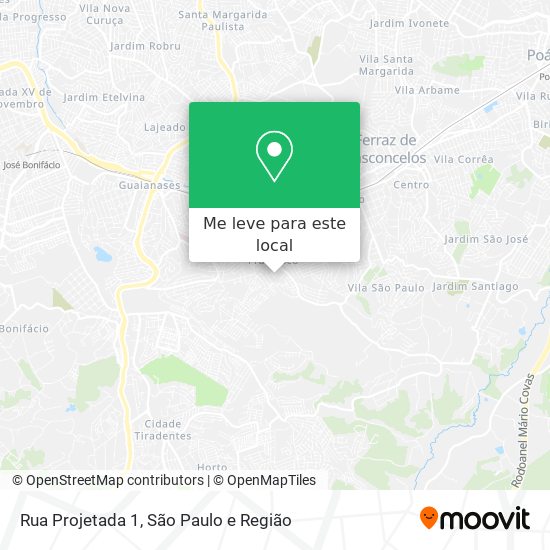 Rua Projetada 1 mapa