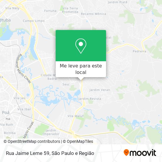 Rua Jaime Leme 59 mapa