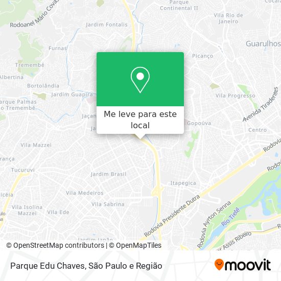 Parque Edu Chaves mapa