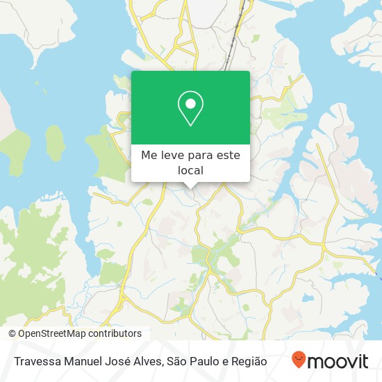 Travessa Manuel José Alves mapa