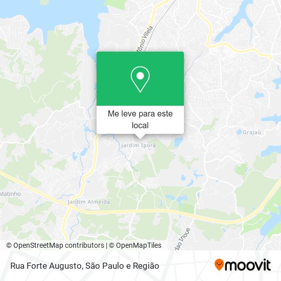 Rua Forte Augusto mapa