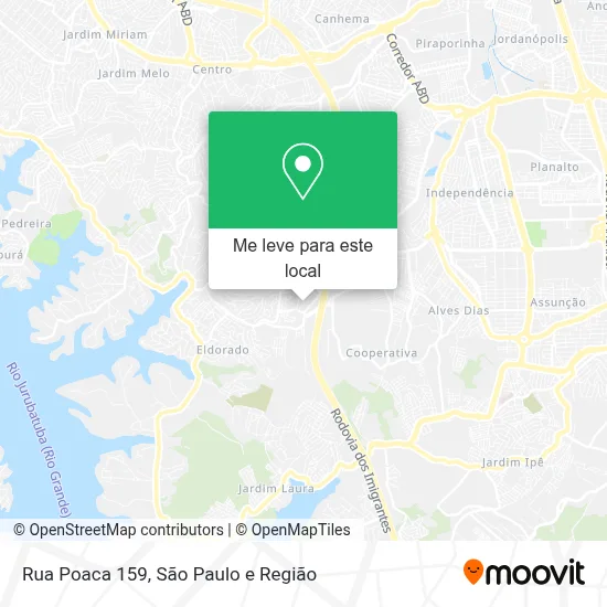 Rua Poaca 159 mapa