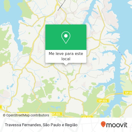 Travessa Fernandes mapa