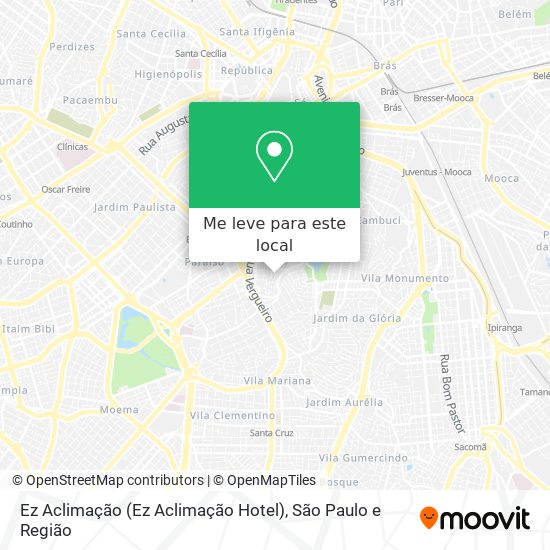 Ez Aclimação (Ez Aclimação Hotel) mapa