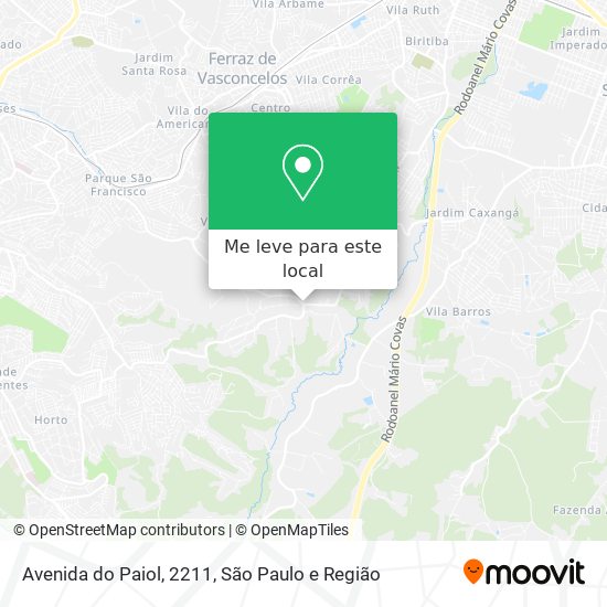 Avenida do Paiol, 2211 mapa