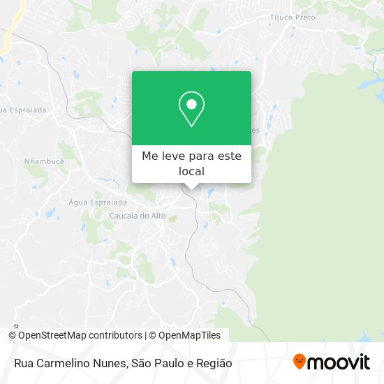 Rua Carmelino Nunes mapa