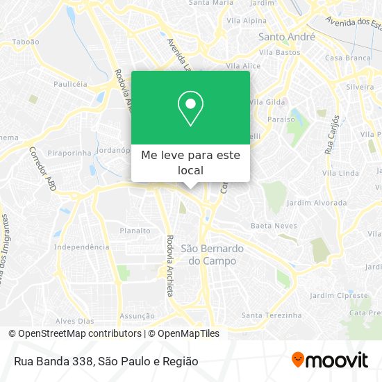 Rua Banda 338 mapa