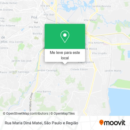 Rua Maria Diná Matei mapa