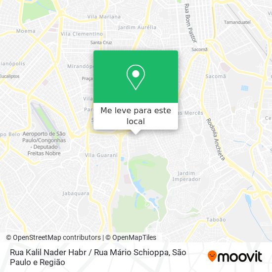 Rua Kalil Nader Habr / Rua Mário Schioppa mapa