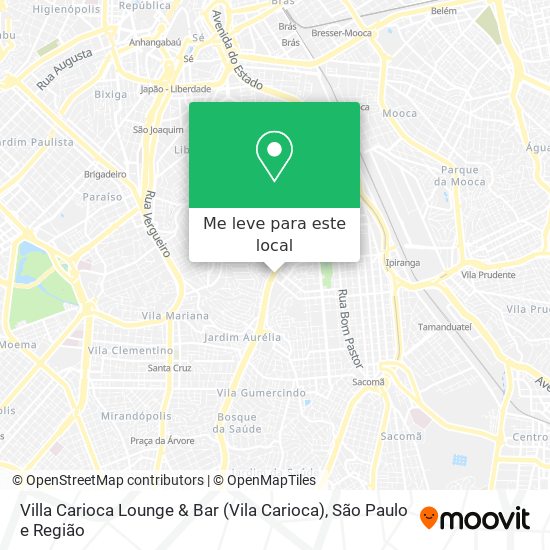 Villa Carioca Lounge & Bar (Vila Carioca) mapa