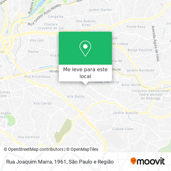 Rua Joaquim Marra, 1961 mapa